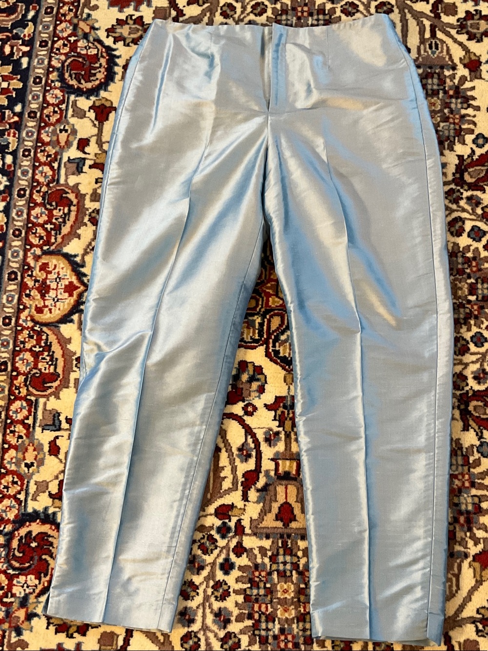 GAP Light Blue Silk Dress Pants. Size 10/12